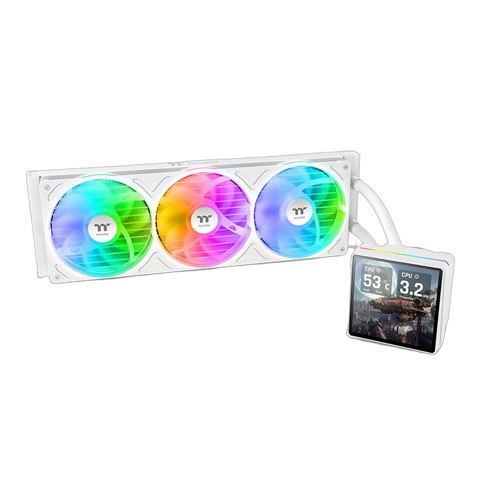 Thermaltake TH360 V3 Ultra ARGB Sync AIO Liquid Cooler - Snow Edition